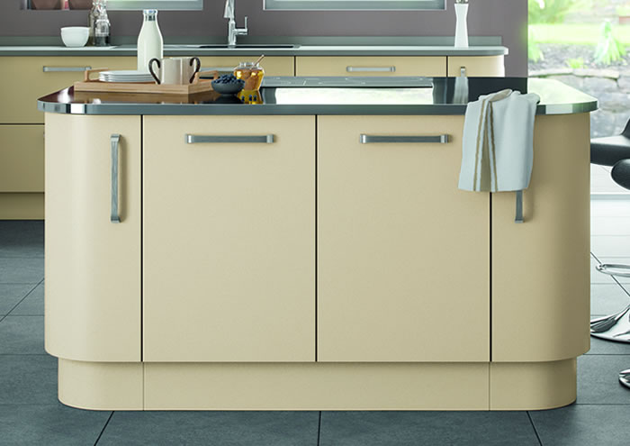 Cameo Lastra Mussel Kitchen Units